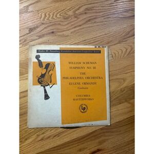 William Schuman Symphony No III Philadelphia Orchestra Eugene Ormandy sML 4413